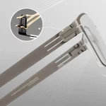 독일 디자인 남성 초경량 스테인레스 스틸 클래식 선글라스, 여성 야외 운전 생물 강철 선글라스 - 이미지 4