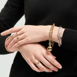 Tiffany & Co. T 시리즈 반지 S925 스터링 실버 오리지널 럭셔리 보석 커플 반지 발렌타인 데이 선물 - 이미지 4