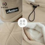 당일배송 겨울 야외 기모 후드 넥워머 모자 4종컬러 남녀공용 - 이미지 5