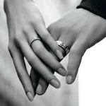 티파니 & 코. 반지 T 시리즈 와이드 링 S925 스털링 실버 럭셔리 커플 링 오리지널 디자인 클래식 스타일 최고의 선물 - 이미지 4