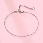 피가로 체인 발목, 피가로 체인 발목 팔찌 남성 여성, 매일 우아한 발목, 조절 가능 - 이미지 6