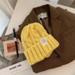 큐티 기모 도톰 핫모자 니트 비니 여 추동 고양이 귀모자 - 이미지 6