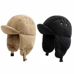 귀달이 여성용 겨울 모자 보온 군밤 패딩 트루퍼햇 방한 모자 스카프 장식 없음 다양한 색상과 사이즈로 선택 가능 - 이미지 2