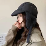귀달이 여성용 겨울 모자 보온 군밤 패딩 트루퍼햇 방한 모자 스카프 장식 없음 다양한 색상과 사이즈로 선택 가능 - 이미지 5