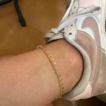 LUXUSTEEL 스테인레스 스틸 Anklets 여성용 팔찌 술 불가사리 매력 다리에 골드 컬러 링크 체인 패션 발 보석 - 이미지 3