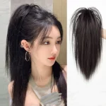 BLOWFISH FUGU 포니테일 여성용 하프 타이 부분 가발, 다카르 포니테일 푹신한 소품 가발, 헤어 익스텐션 - 이미지 3