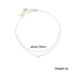 여성을위한 새로운 미니멀리스트 쇄골 목걸이 작은 심장 사랑 목걸이 우아한 패션 주얼리 비치 여름 Collares Bijoux - 이미지 2