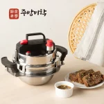 [주방미학] 심플 미니 통삼중 압력솥 1.2L
