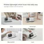 고출력 진드기 제거제, 가정용 침대 진드기 제거제, 무선 침대 시트 진공 청소기, 휴대용 진드기 제거제 - 이미지 5