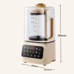 벽파쇄기 대형믹서기 대용량 믹서기 가정용 전자동 초정음 두유 기계 다기능무여과벽파쇄기 방음전자동무성 착즙기 - 이미지 6