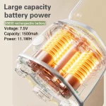 TINSOL New Home Juicer 10 블레이드 3000mAh 다기능 블렌더 손잡이 Juicer Ice Crusher 높은 주스 속도 주방 도구 - 이미지 4